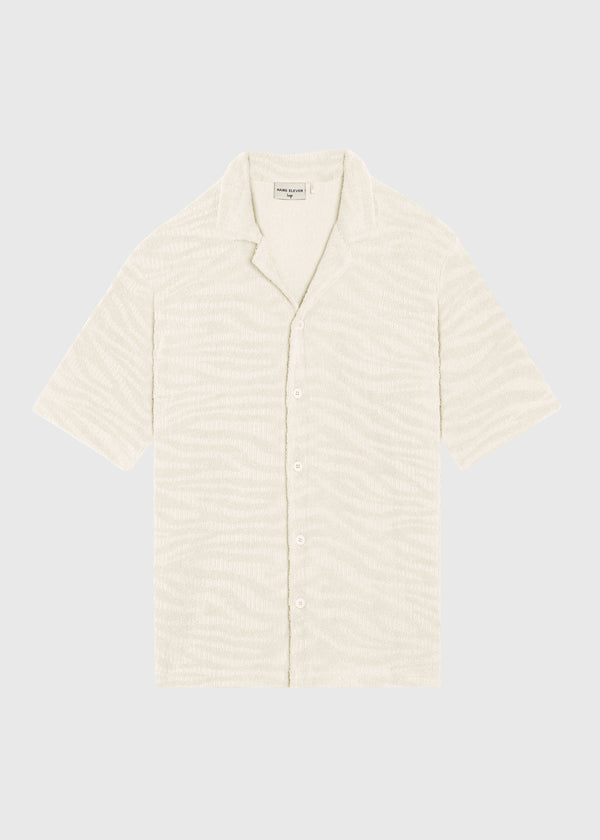 Terry Jacquard Shirt - Sand Light