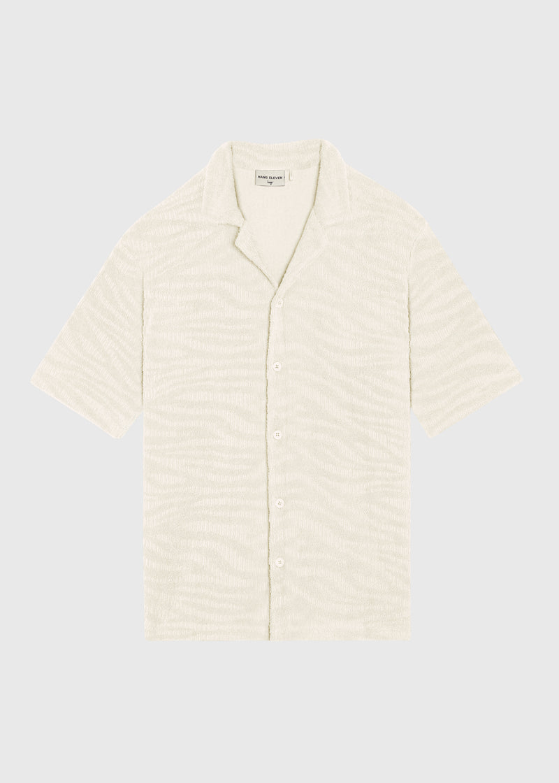 Terry-Jacquard-Hemd – Sandhell