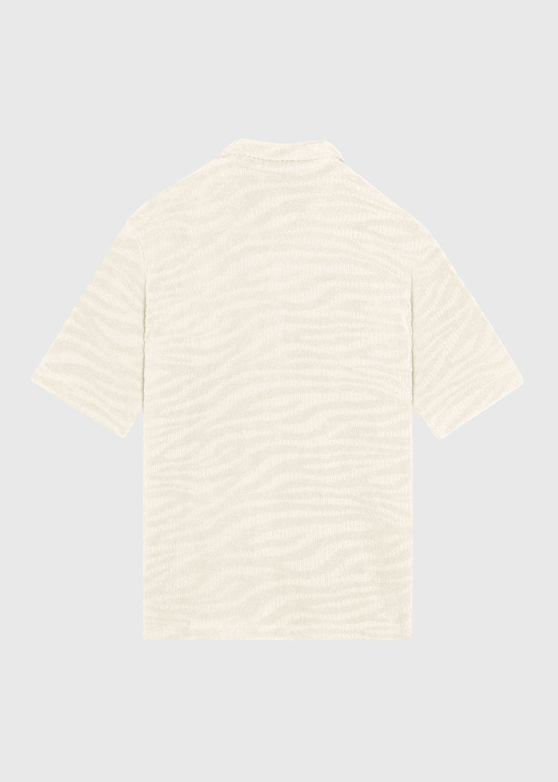 Terry-Jacquard-Hemd – Sandhell