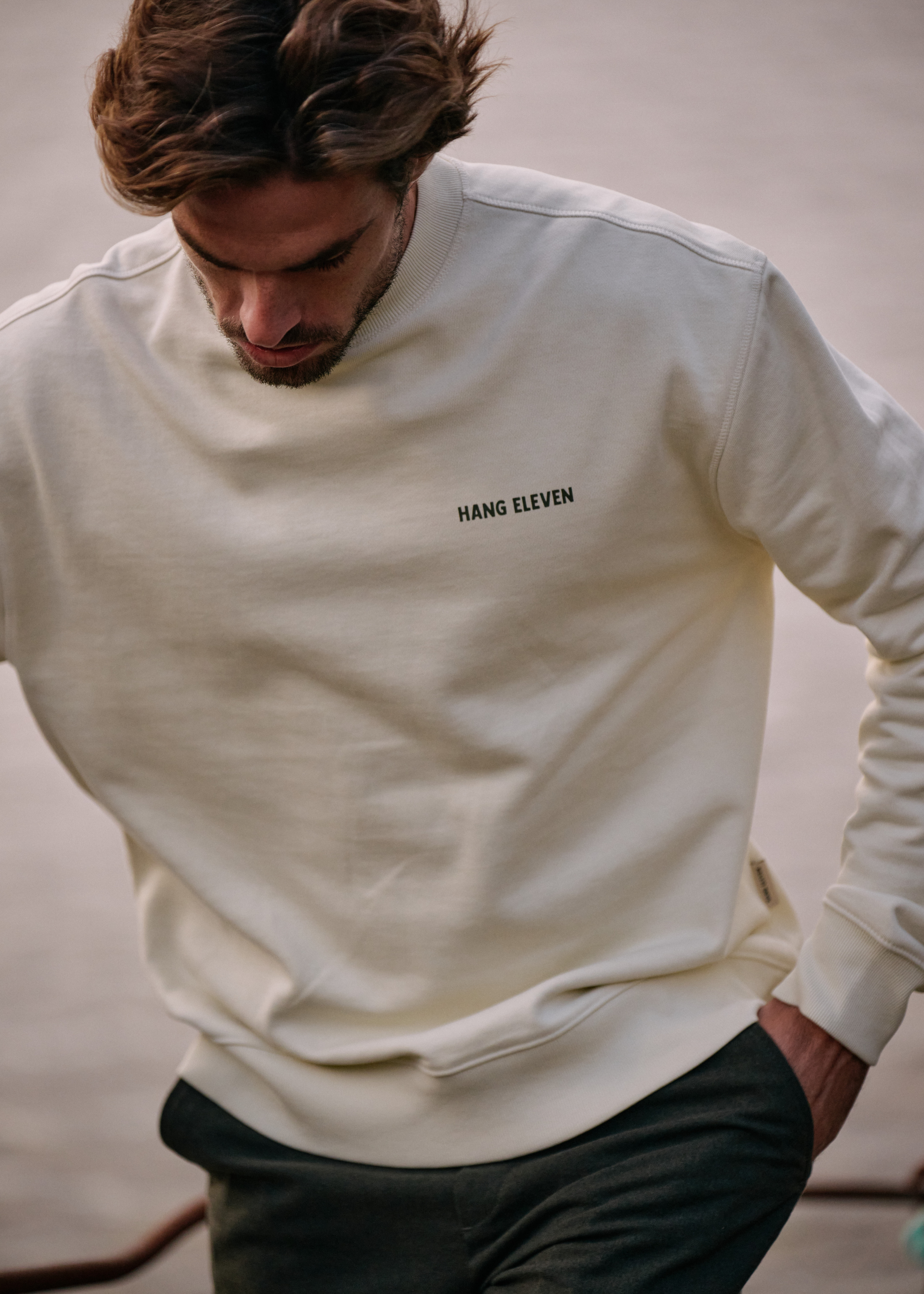 Florae Crewneck - Light Sand