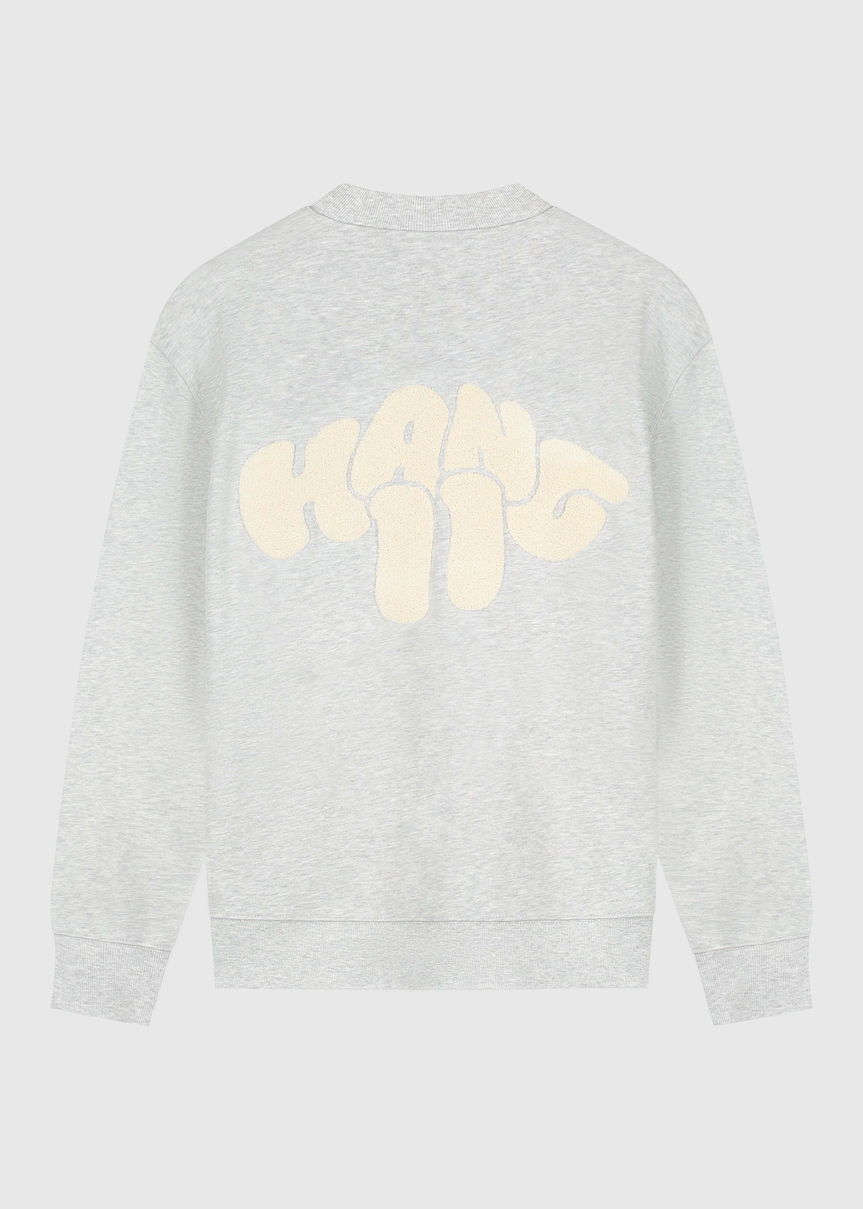 Toweling Crewneck - Grey Melee