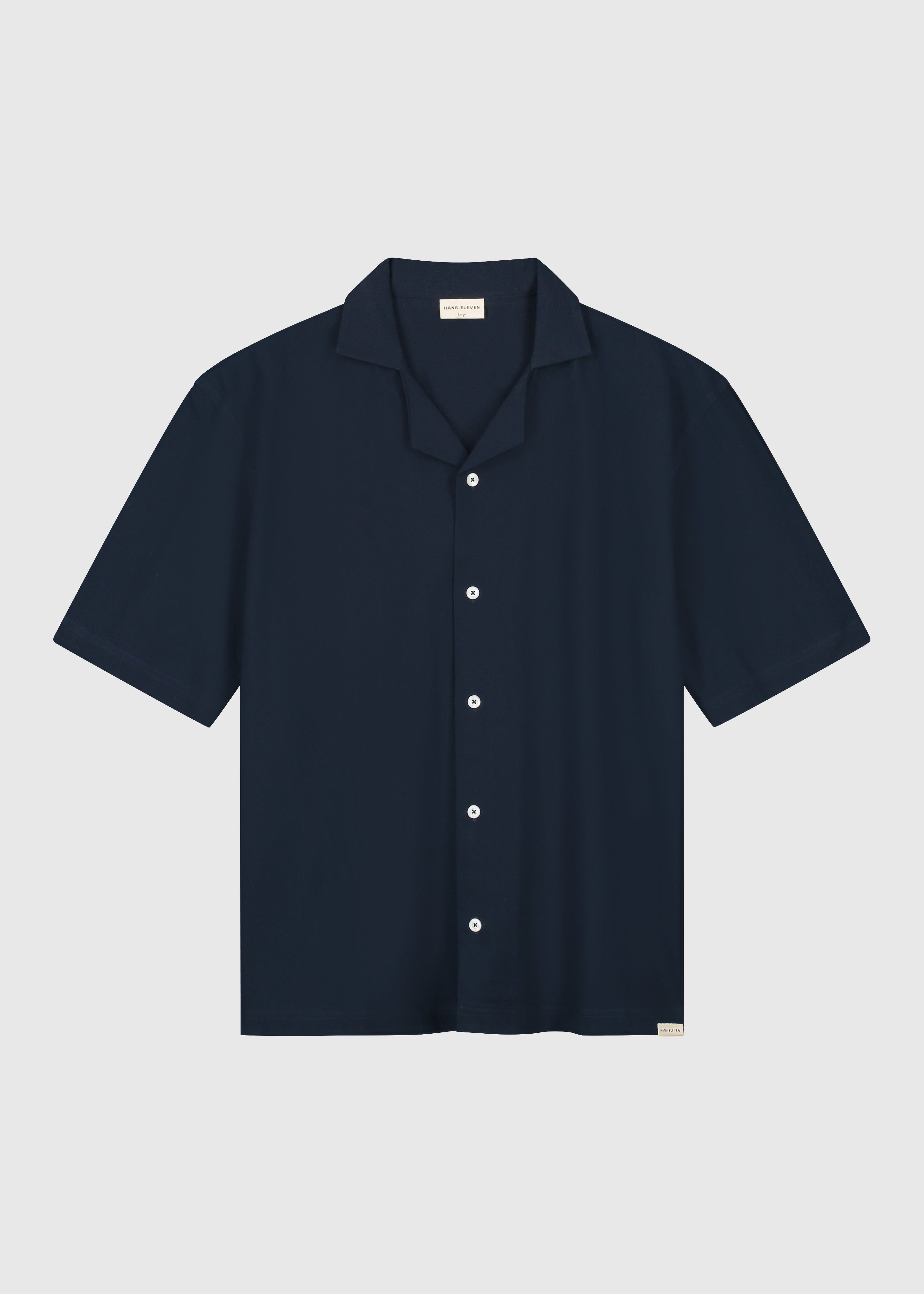 Uni Slub Shirt - Navy Blue
