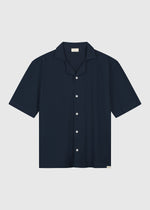 Uni Slub Shirt - Navy Blue