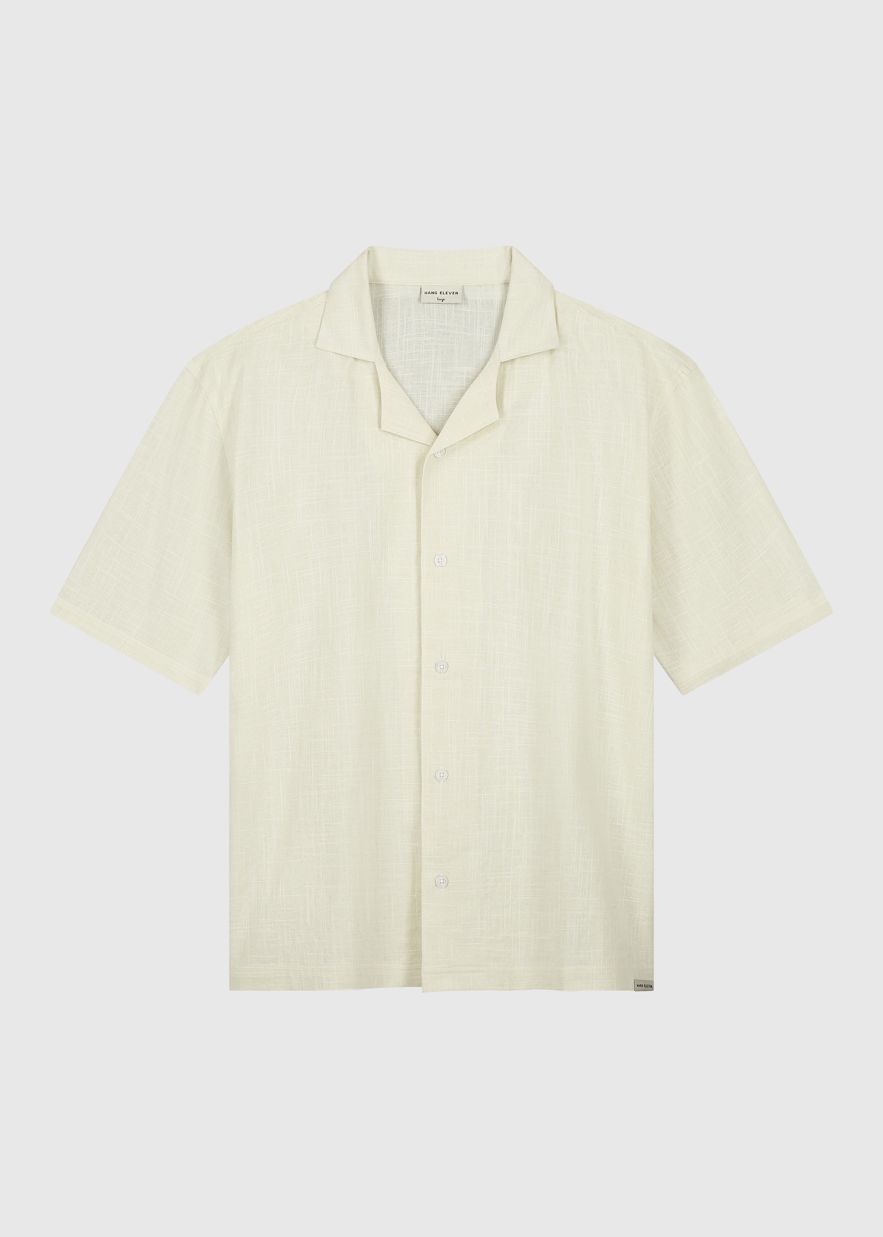 Chemise Uni Slub - Blanc cassé