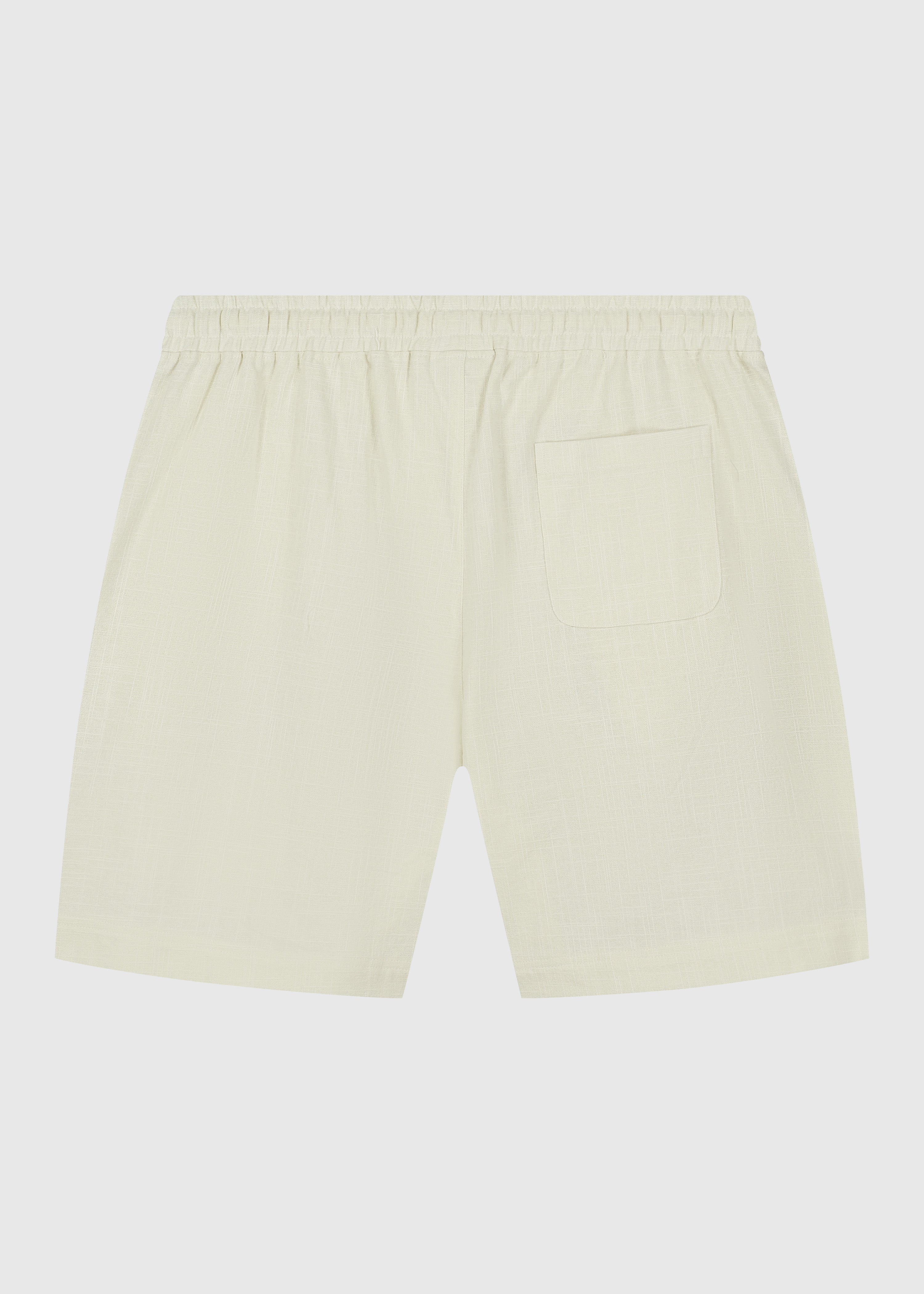 Uni Slub Short - Blanc cassé