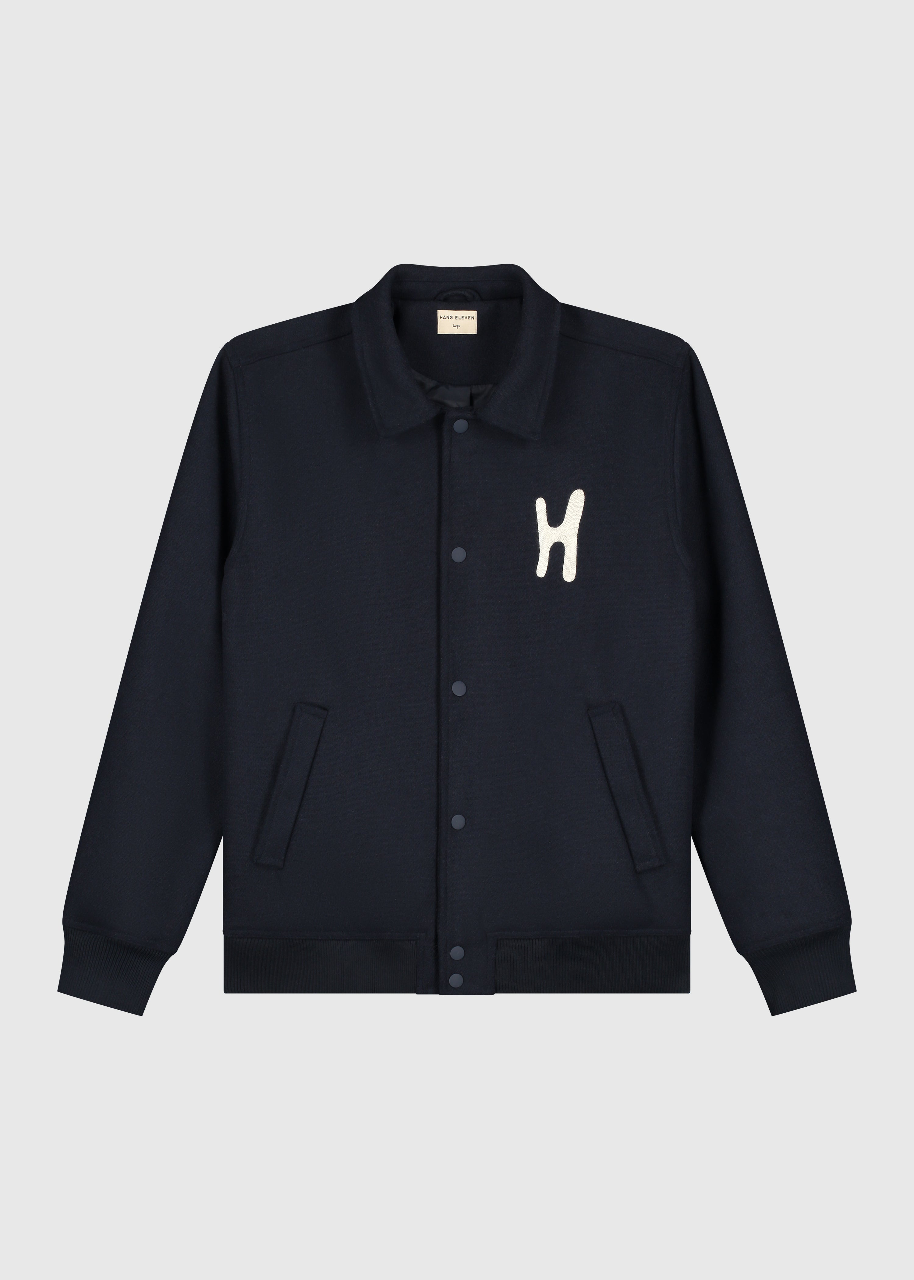 Veste de sport universitaire - Bleu marine