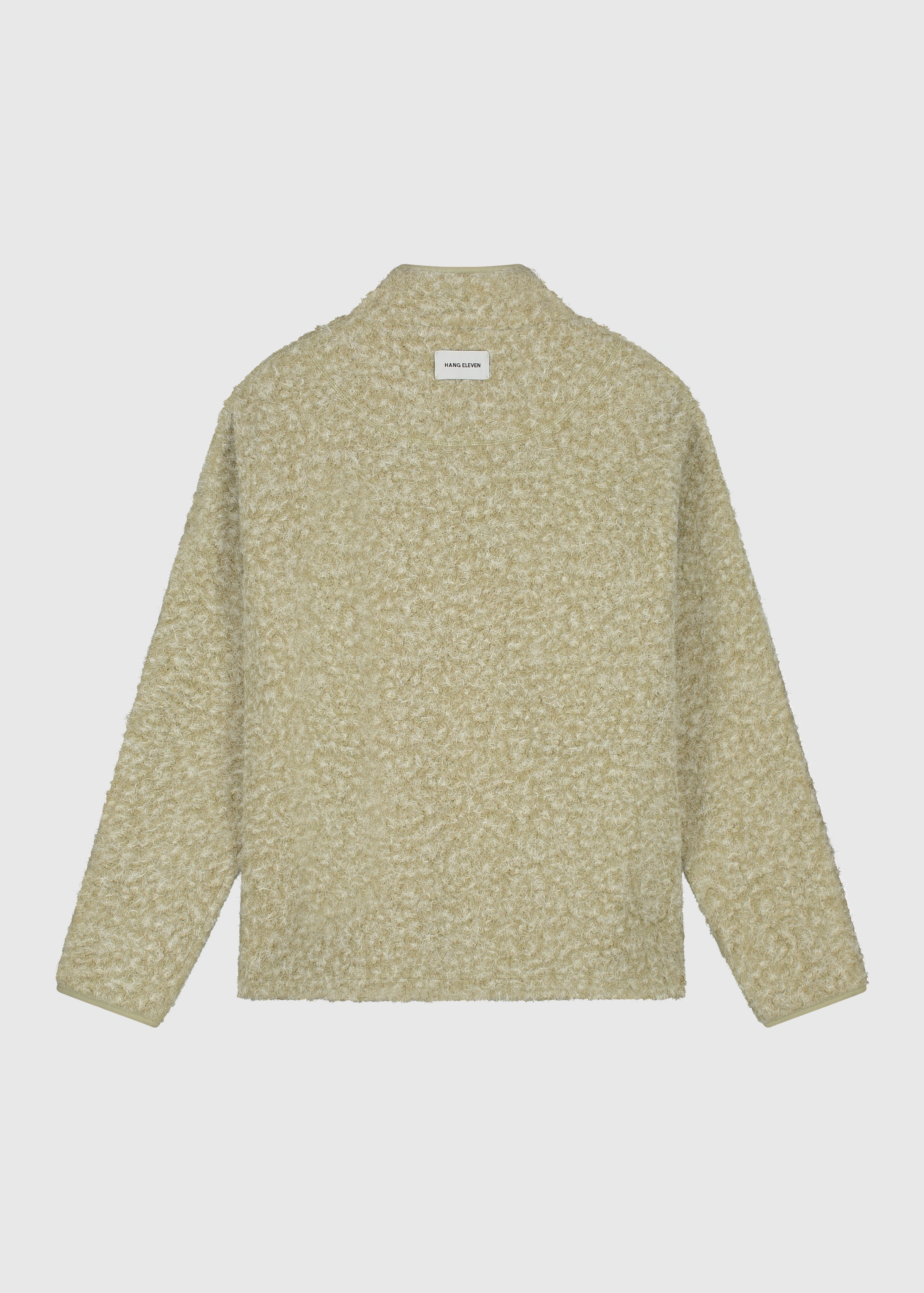 Veste à fermeture éclair douce - Vert clair