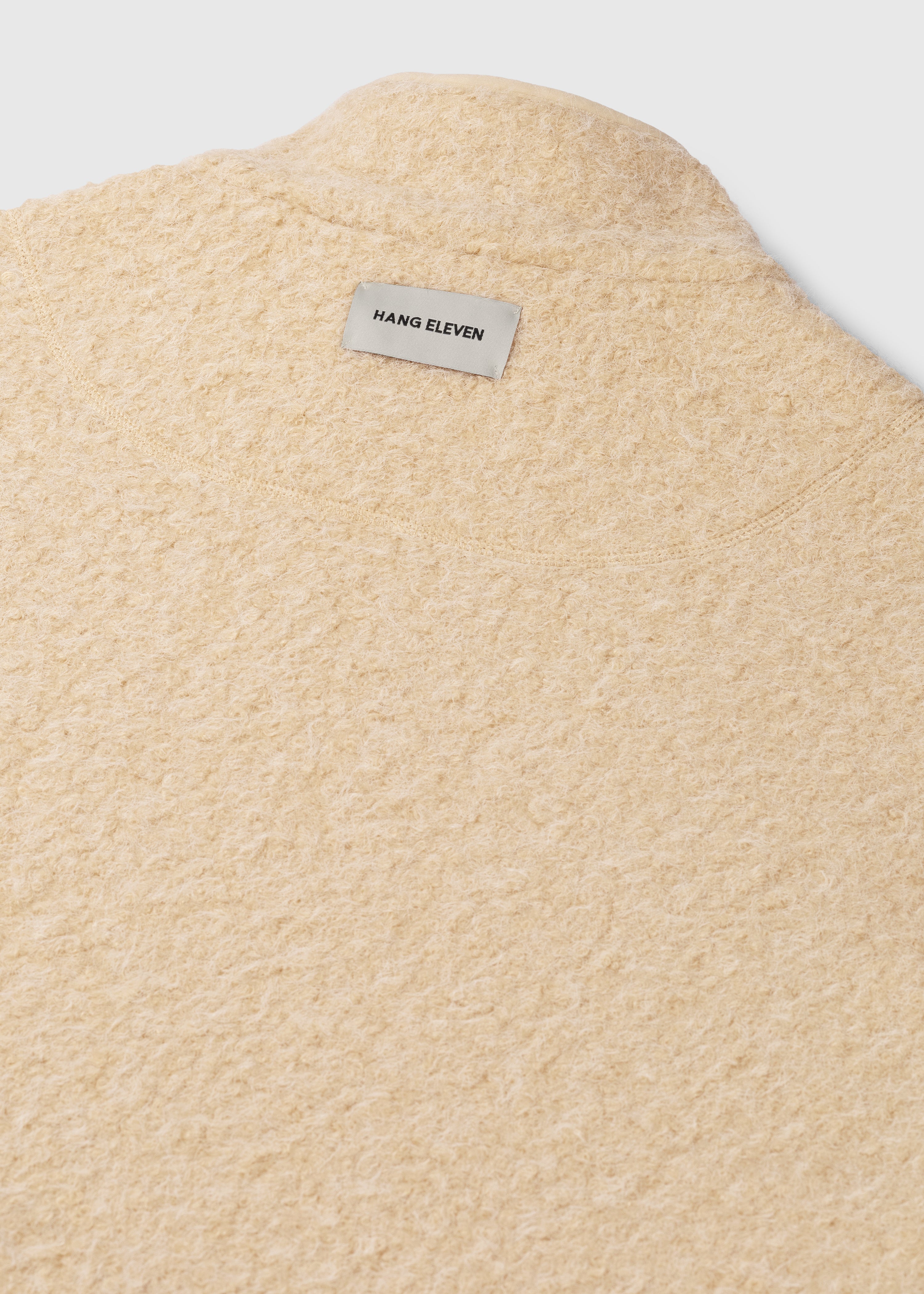 Veste à fermeture éclair douce - Sable