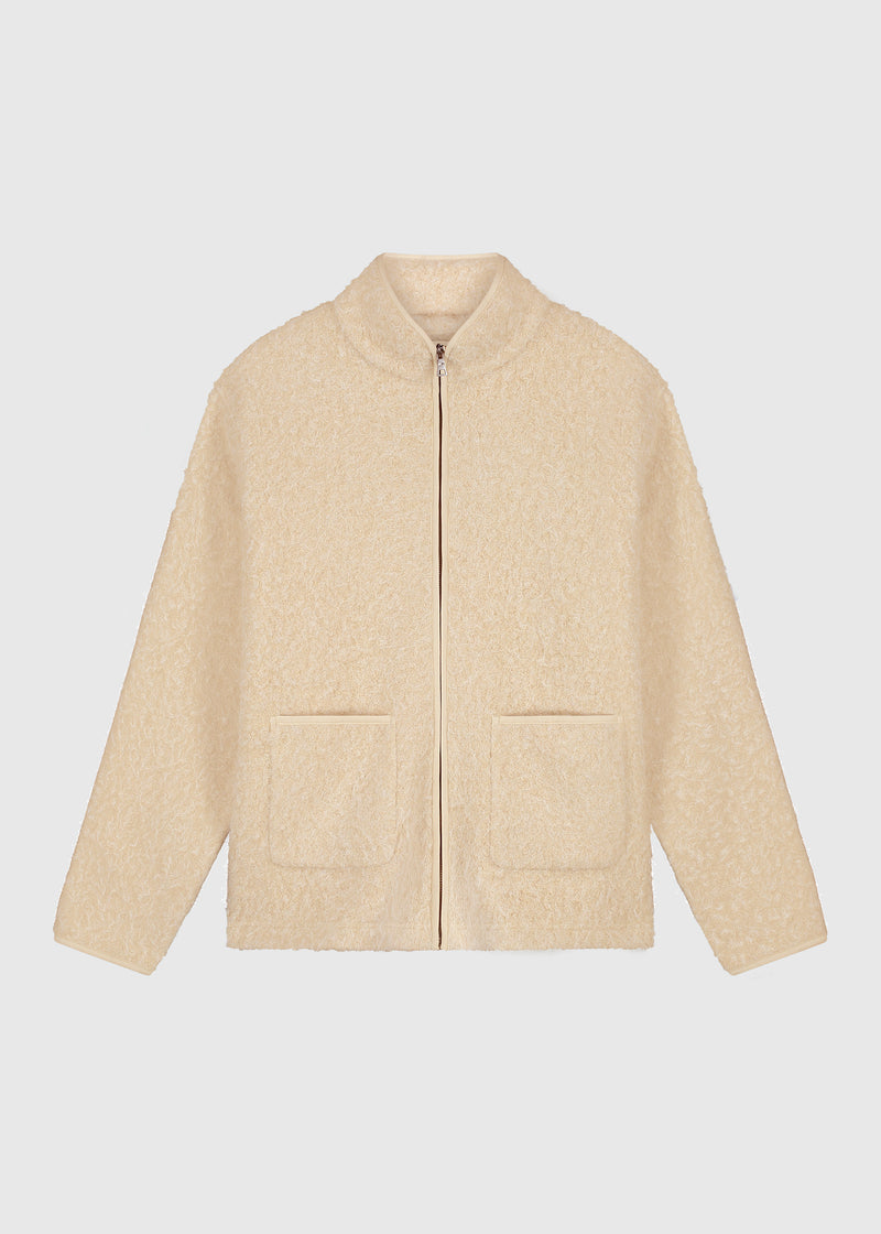 Soft Zip Jacket - Sand