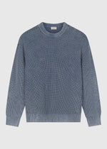 Washed Knit Crewneck - Stone Grey