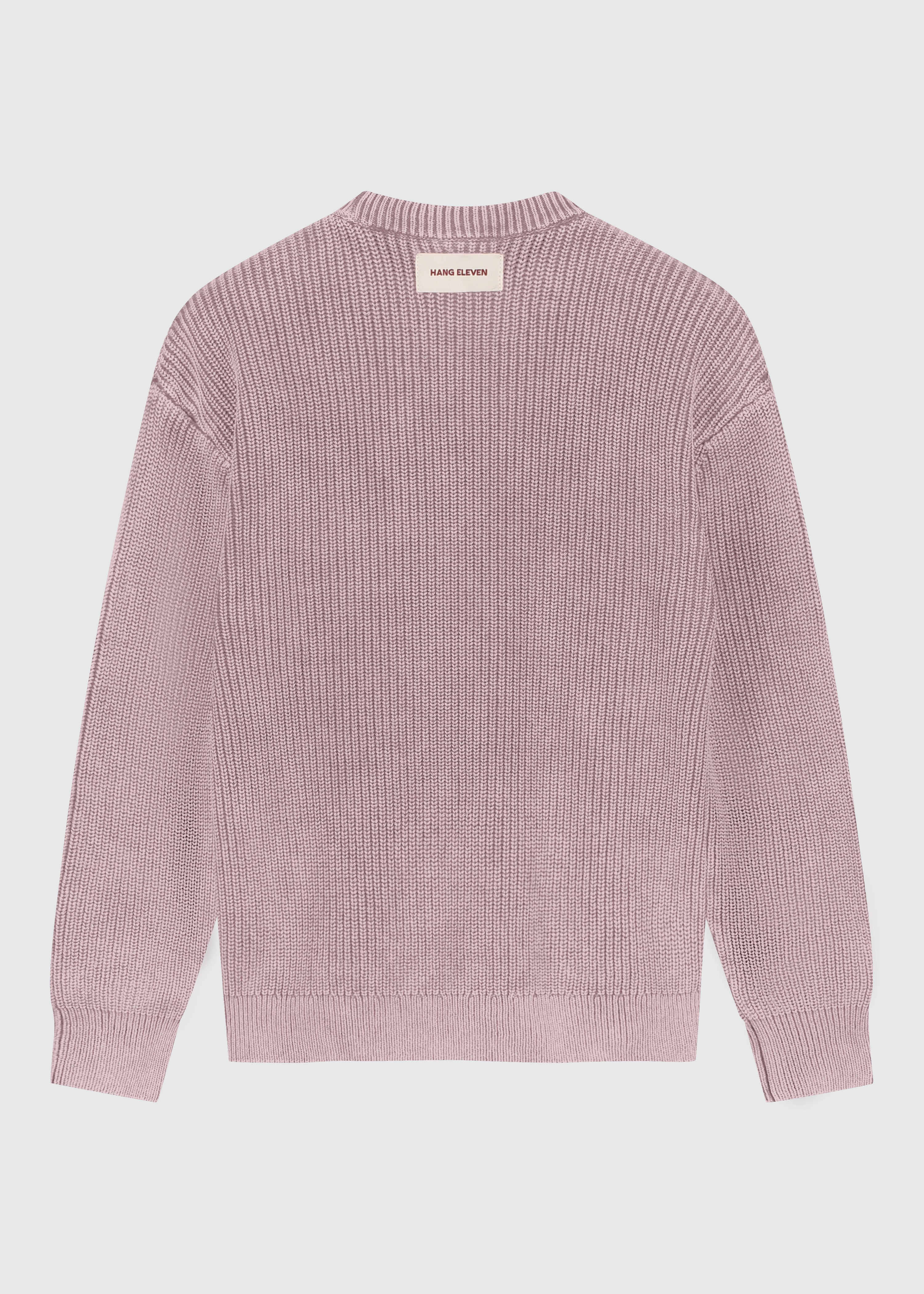 Washed Knit Crewneck - Lilac