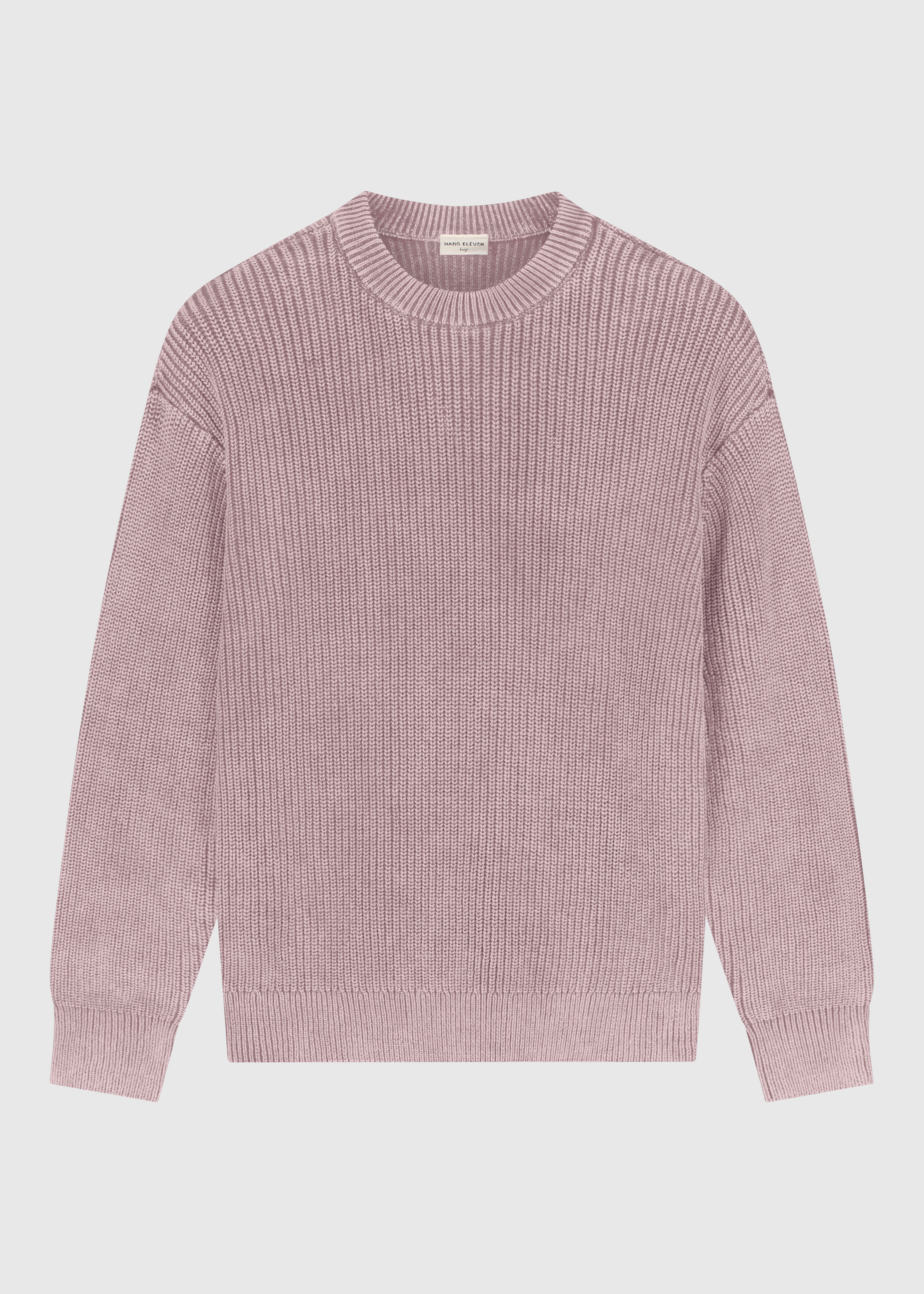 Washed Knit Crewneck - Lilac