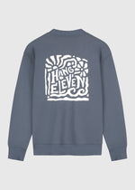 Wild Botanics Crewneck - Ombre Blue