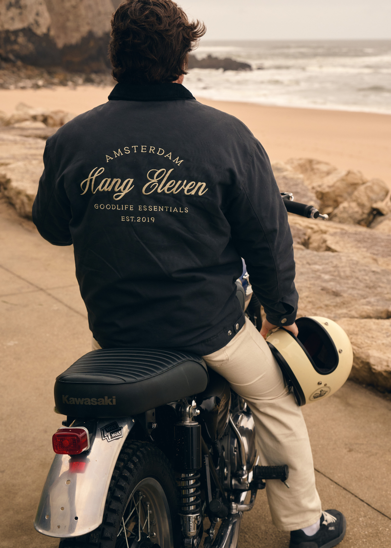 Premium Arbeitsjacke – Mitternachtsschwarz