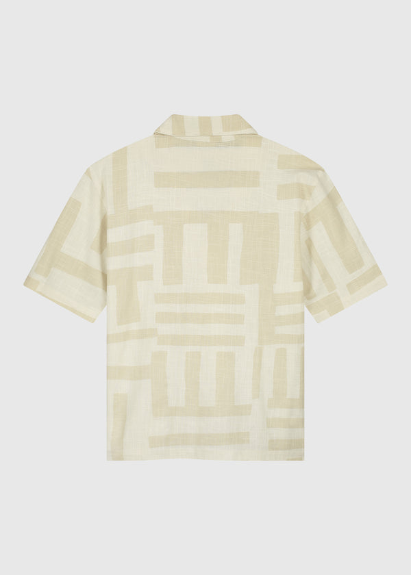 Stripe Slub Shirt - Sand