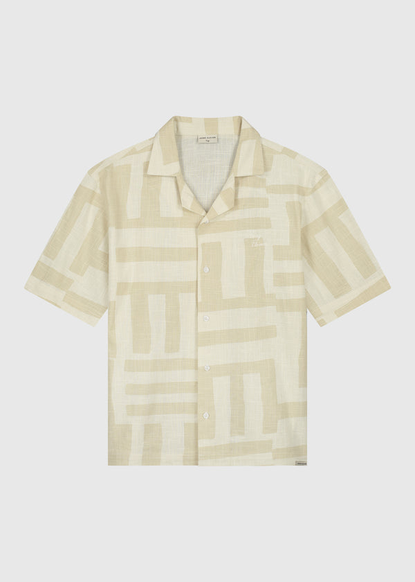 Stripe Slub Shirt - Sand