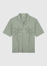 Palm Slub Shirt - Sage Green