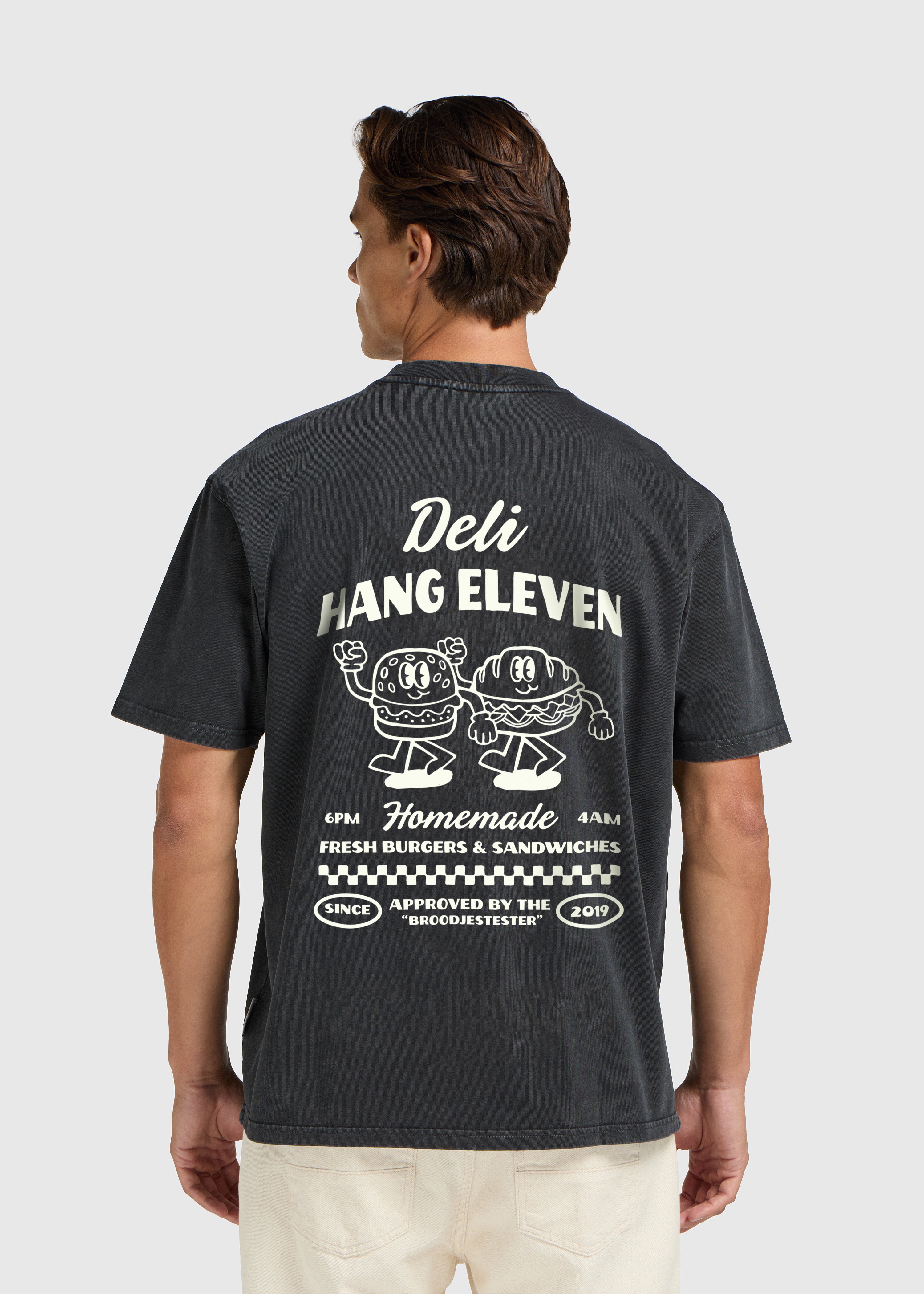 Sandwich Tee - Acid Wash