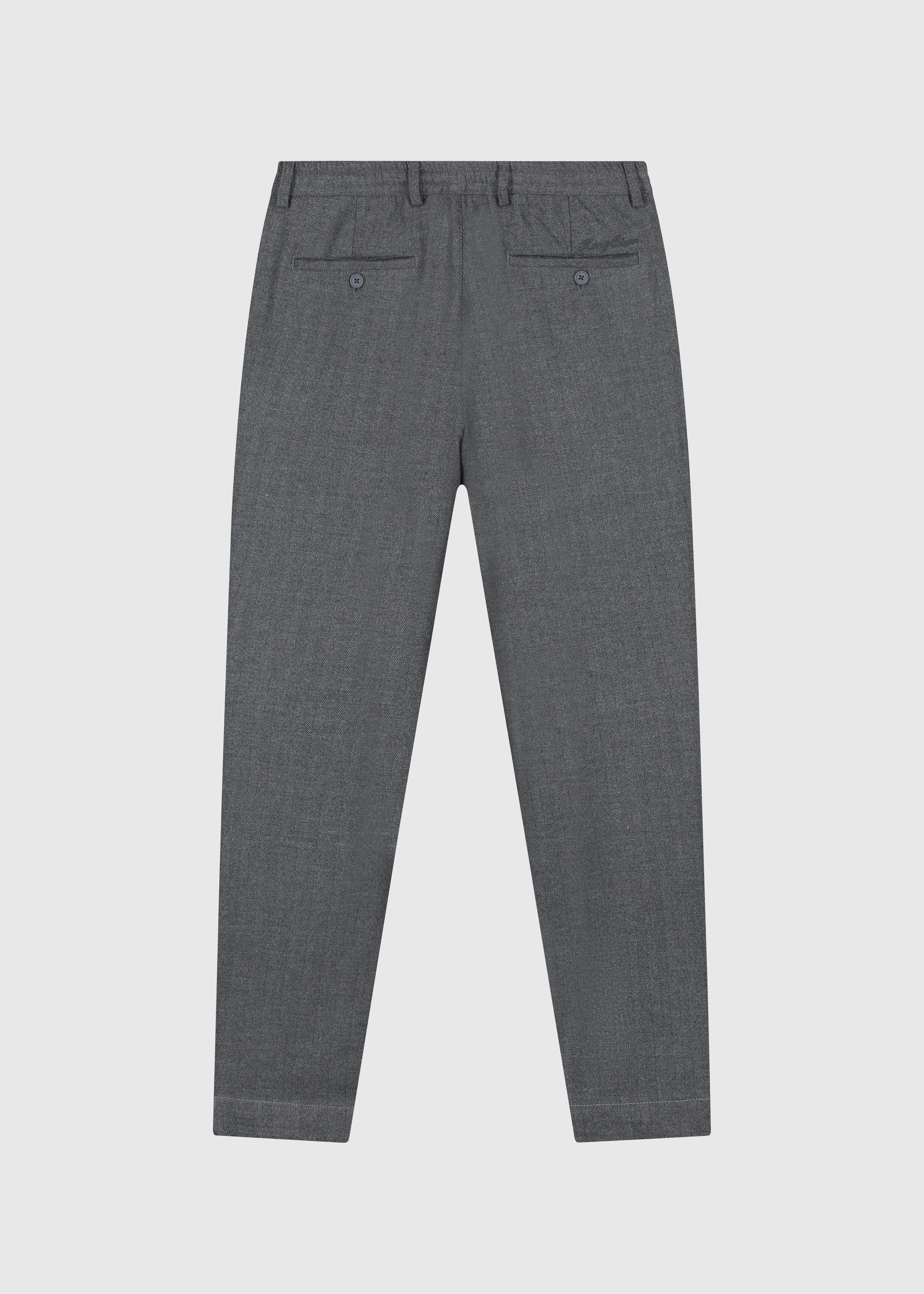 Herringbone Trouser - Anthracite