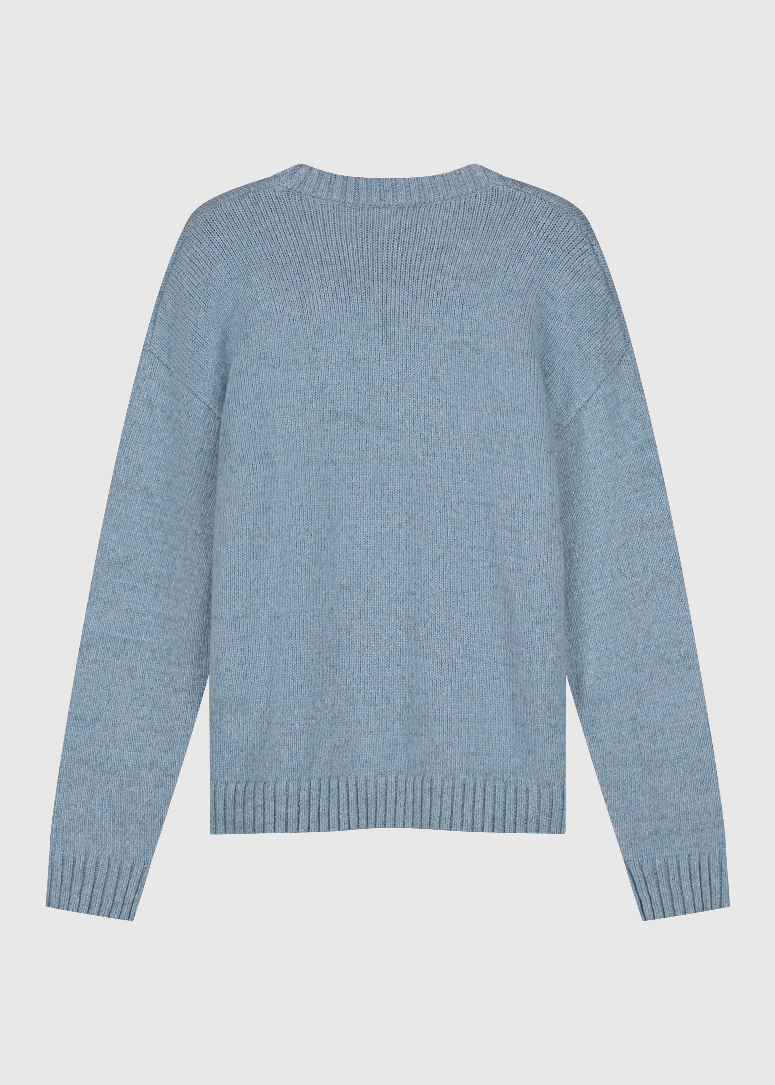 Heavy Knit Crewneck - Light Blue