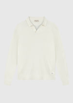 Loop Knit Polo - Ecru