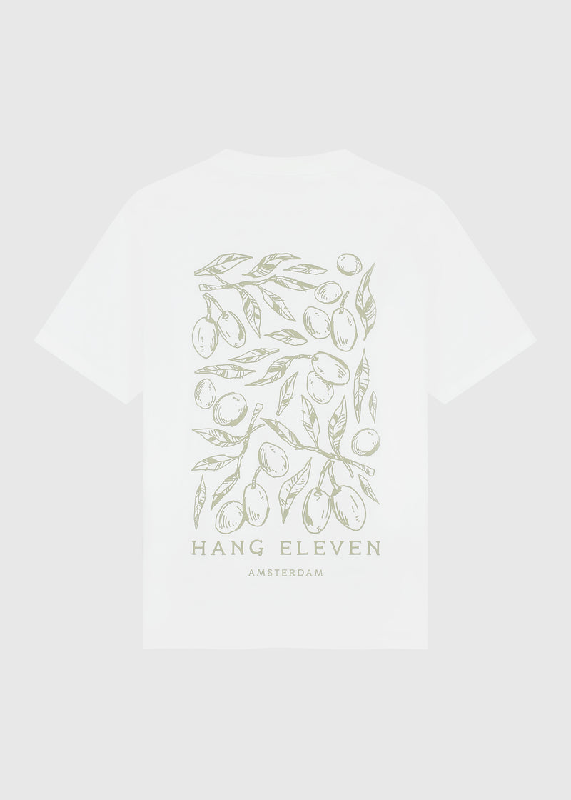 Olivgrünes T-Shirt – Off-White