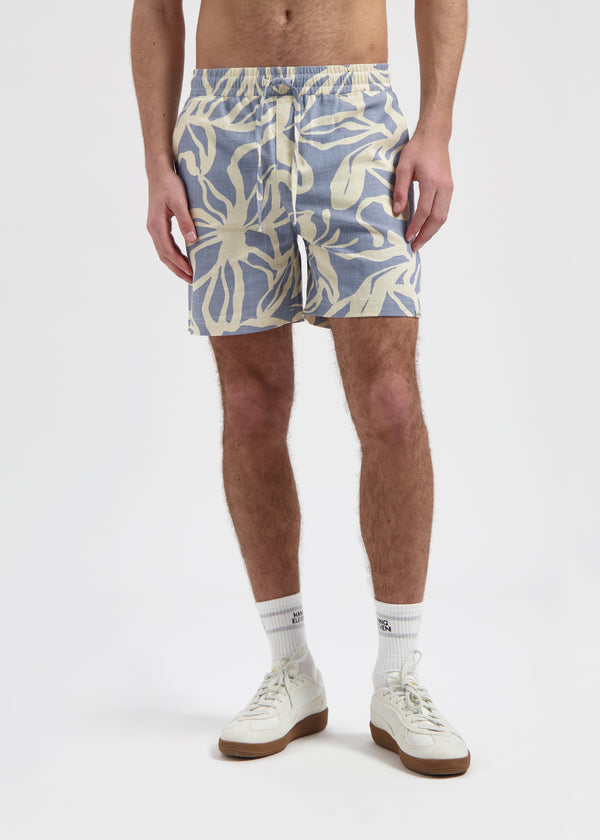 Pflanzen Slub Short - Dusty Blue