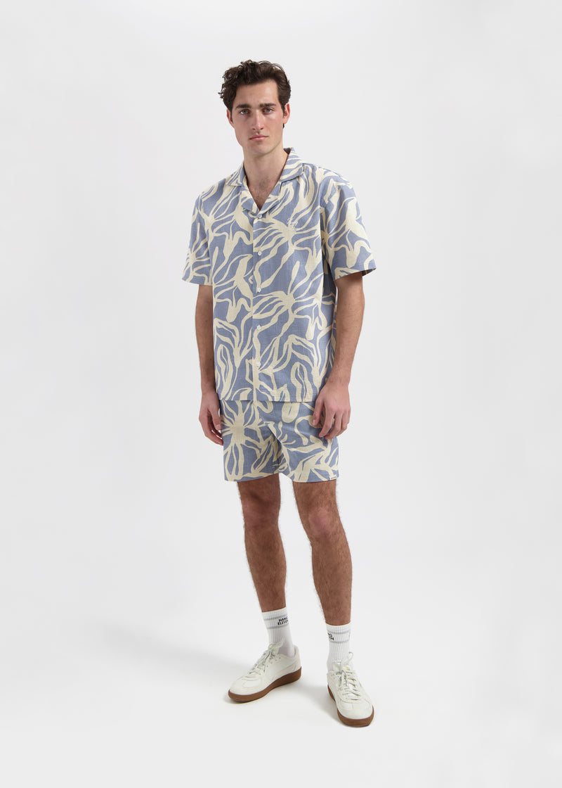 Plants Slub Shirt – Dusty Blue