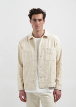 Jacquard Overshirt - Sand