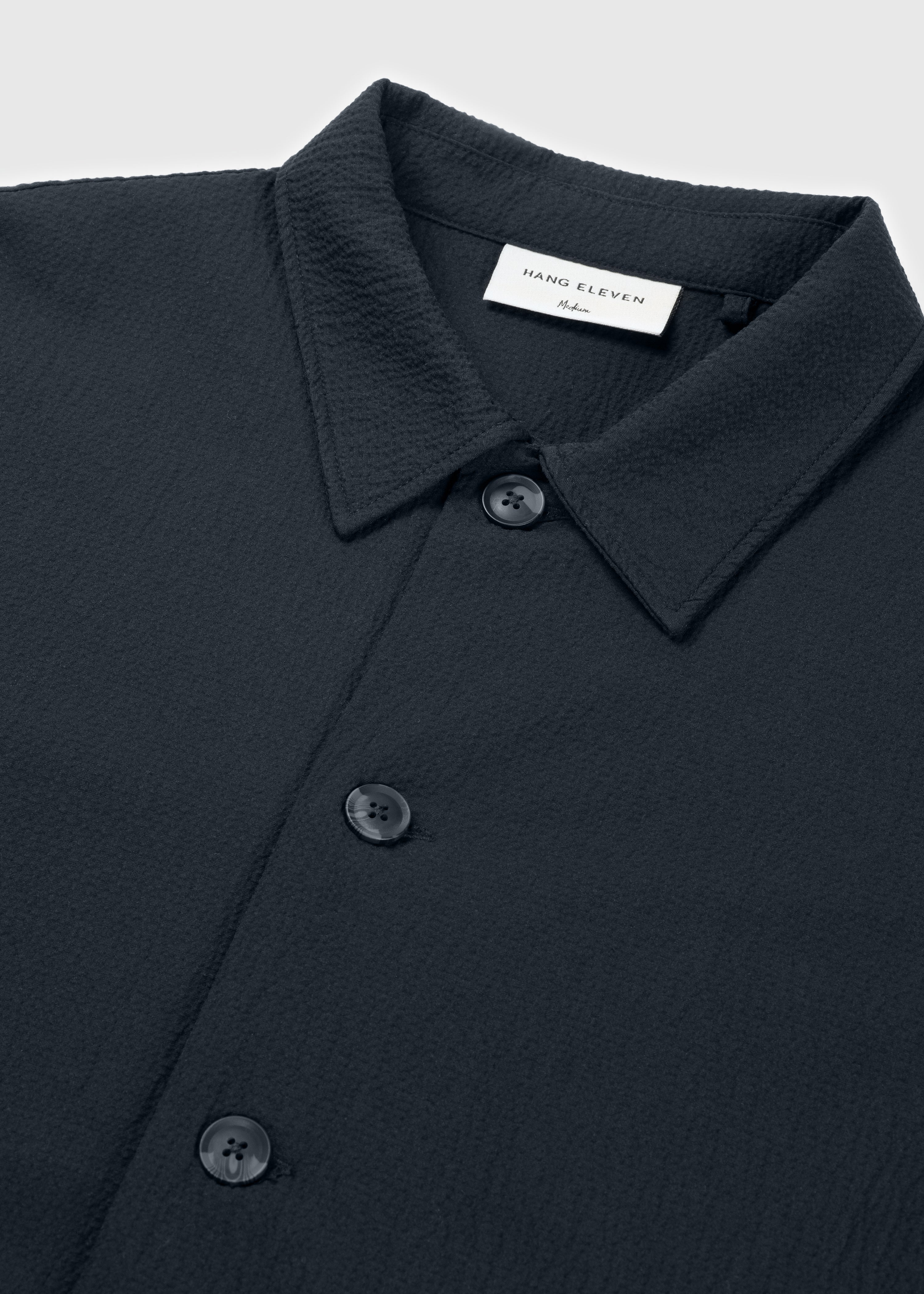 The Seersucker Jacket - Navy