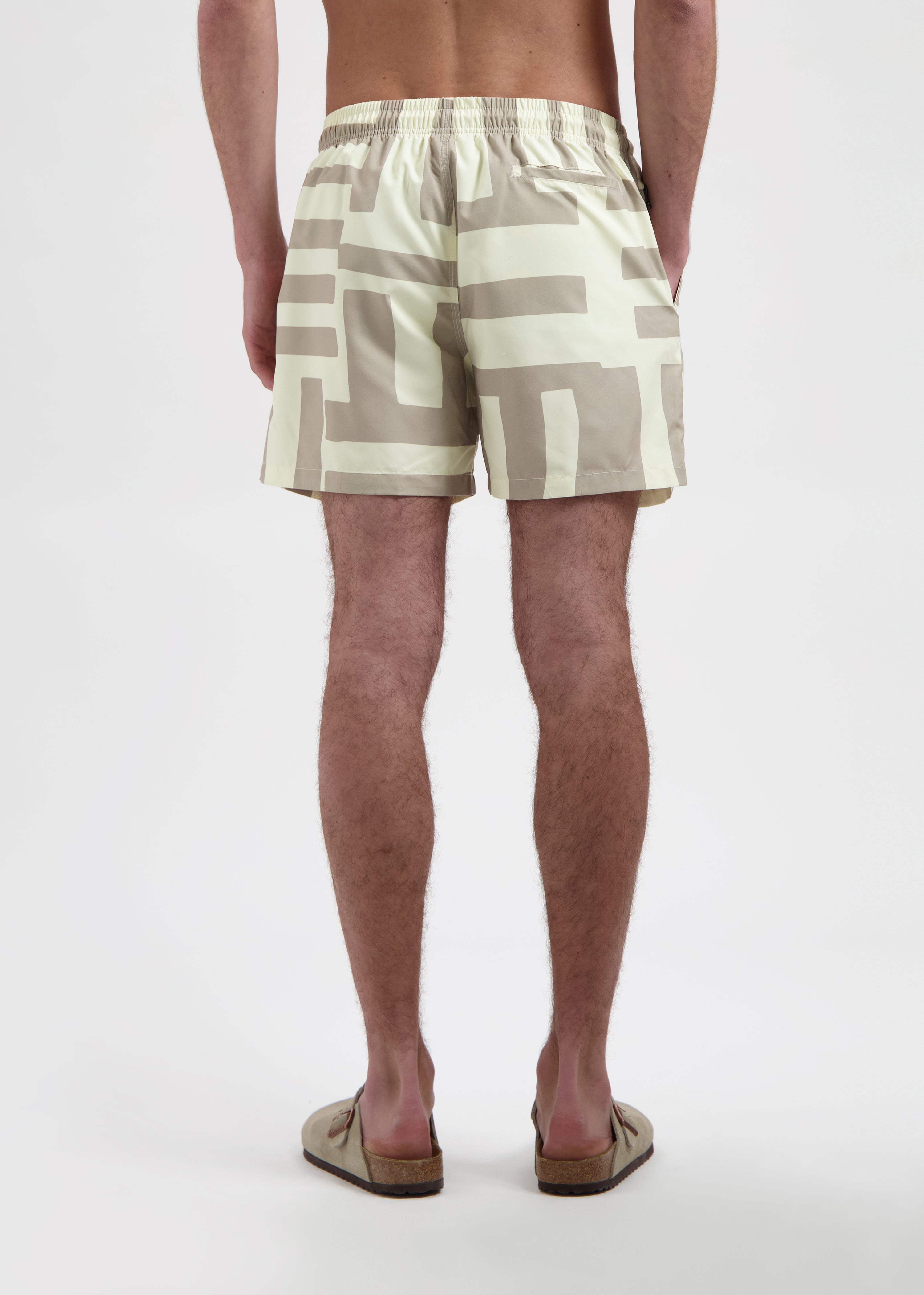 Striped Swim Short - Sand