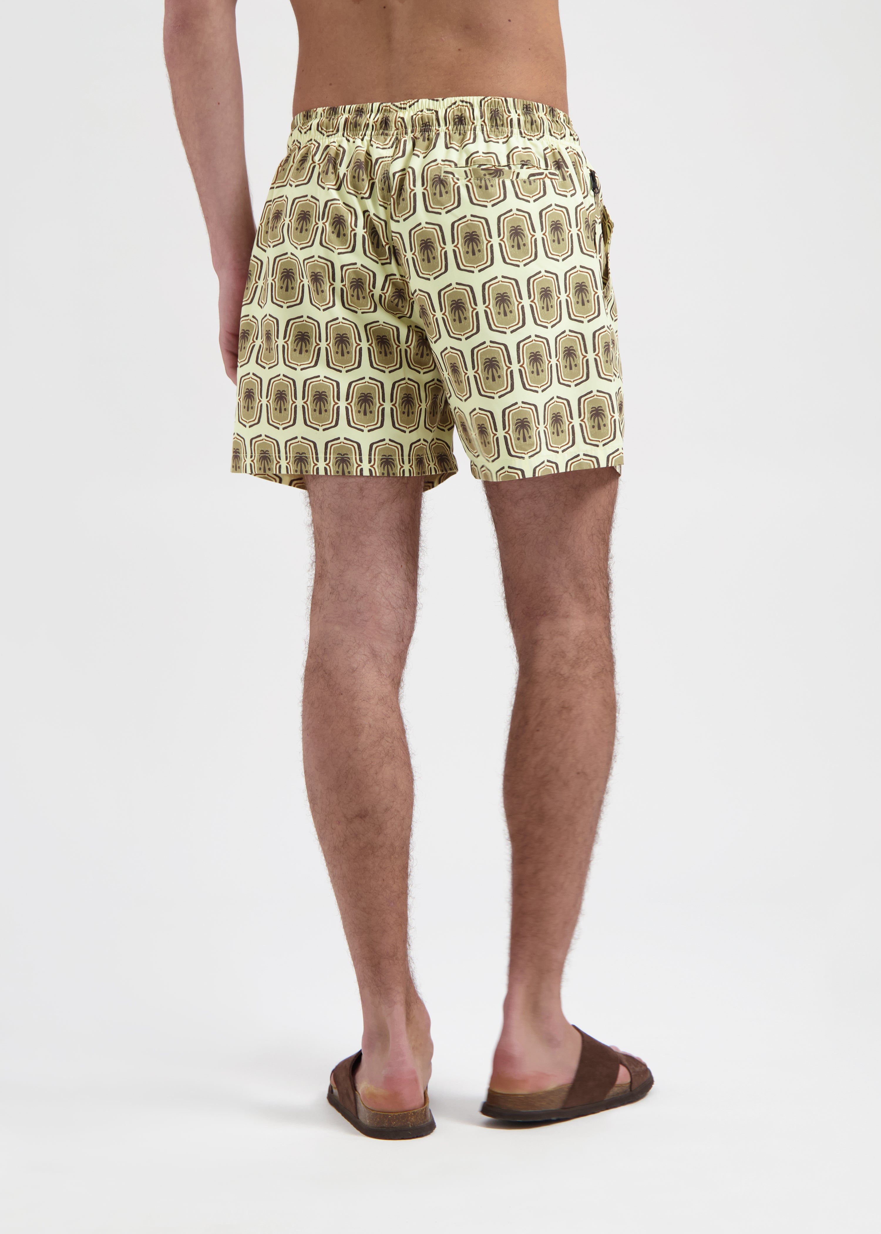 Palm Badge Swim Short - Sand
