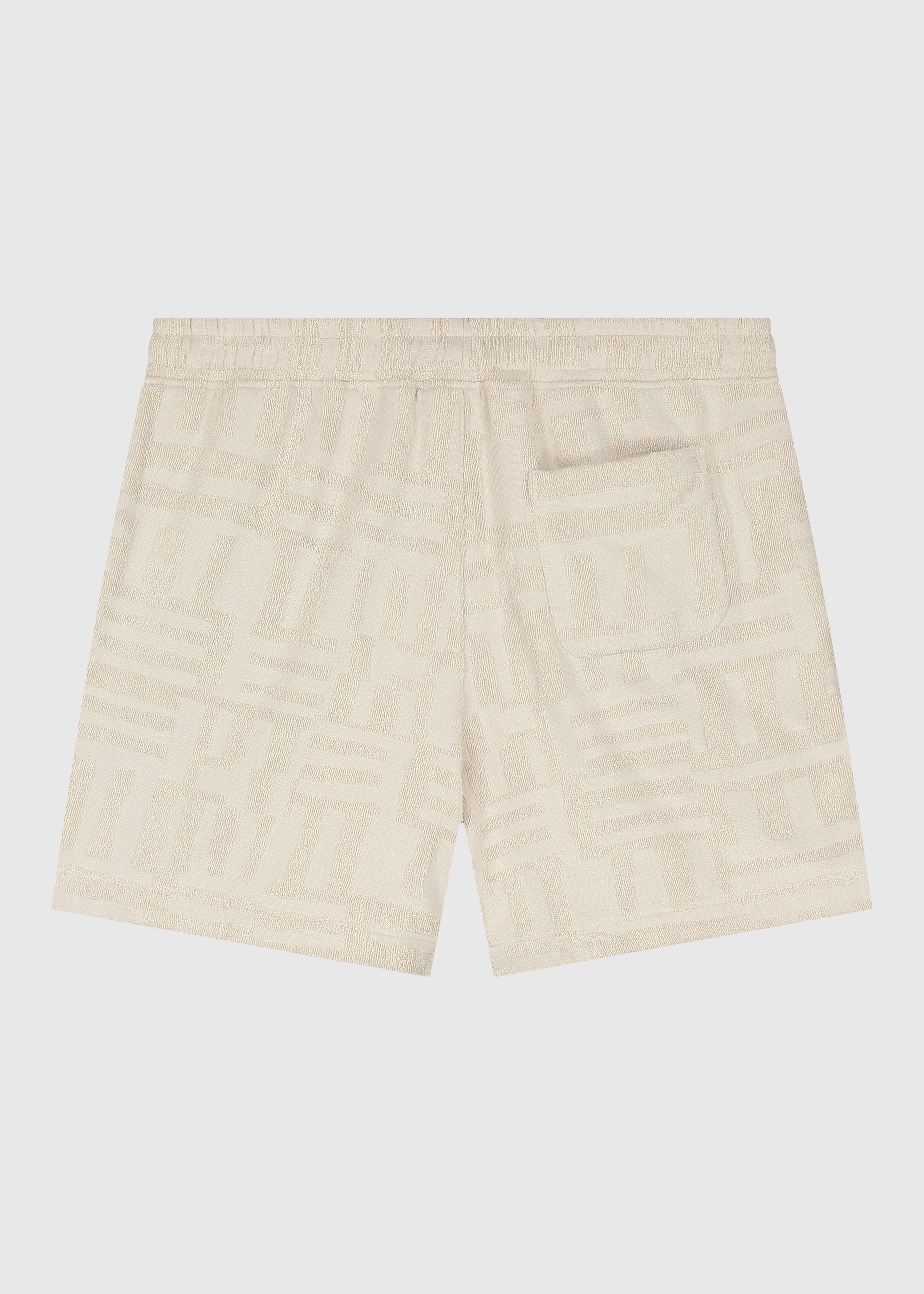 Toweling Jacquard Short - Sand