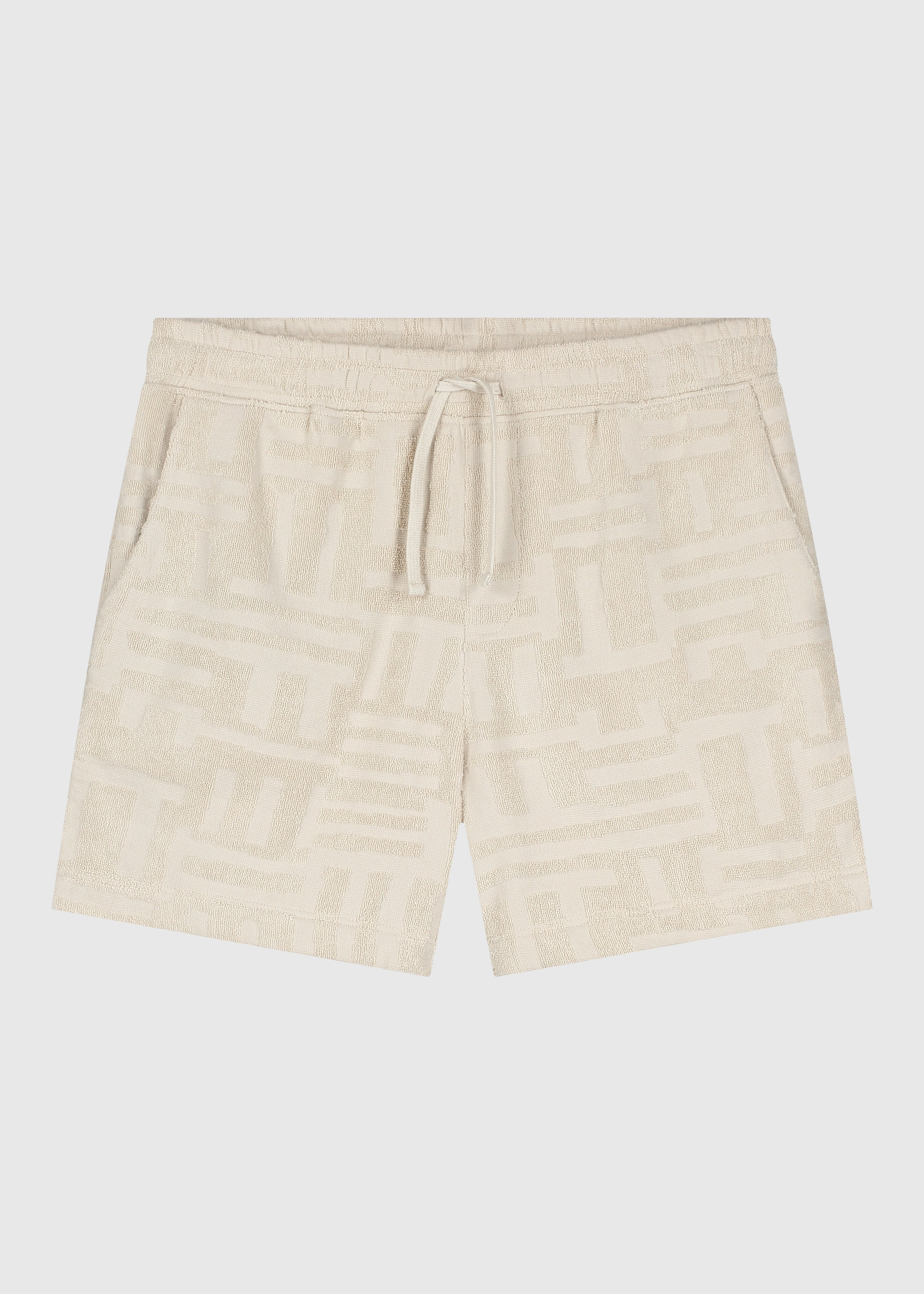 Toweling Jacquard Short - Sand