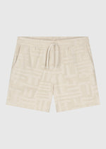 Toweling Jacquard Short - Sand