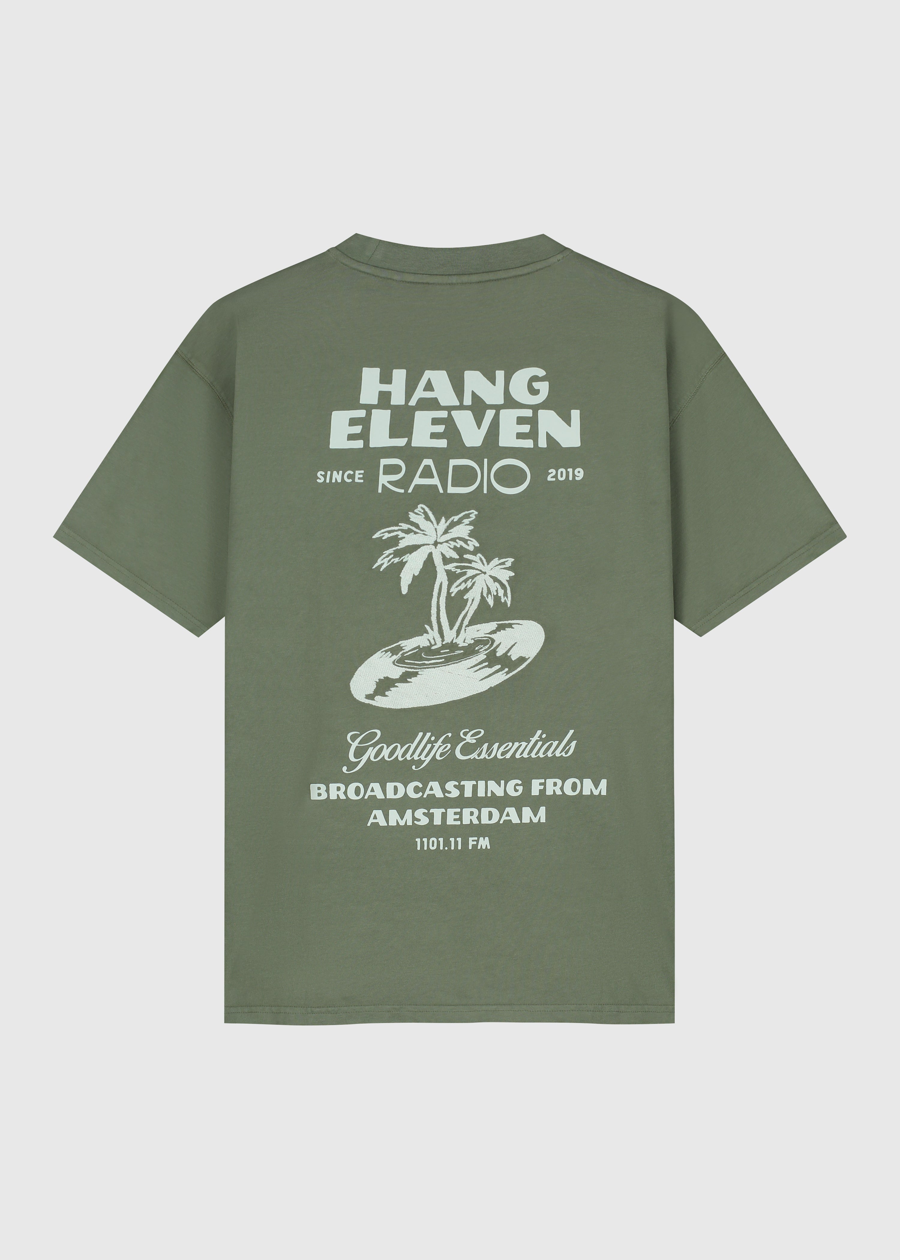 Radio Tee - Moss Green