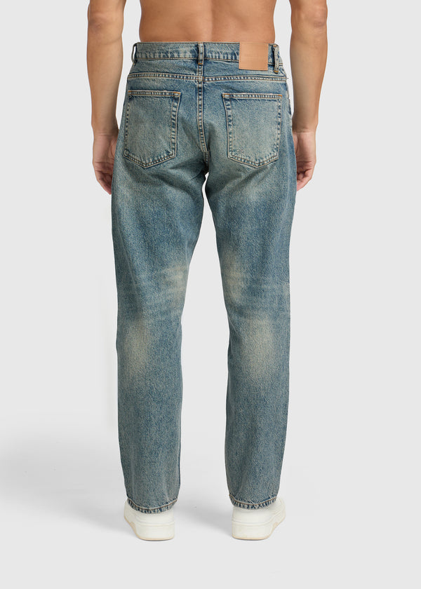 The Premium Straight Jeans - Pepper Blue