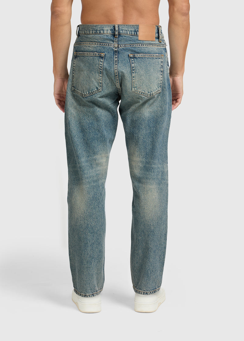 The Premium Straight Jeans - Pepper Blue