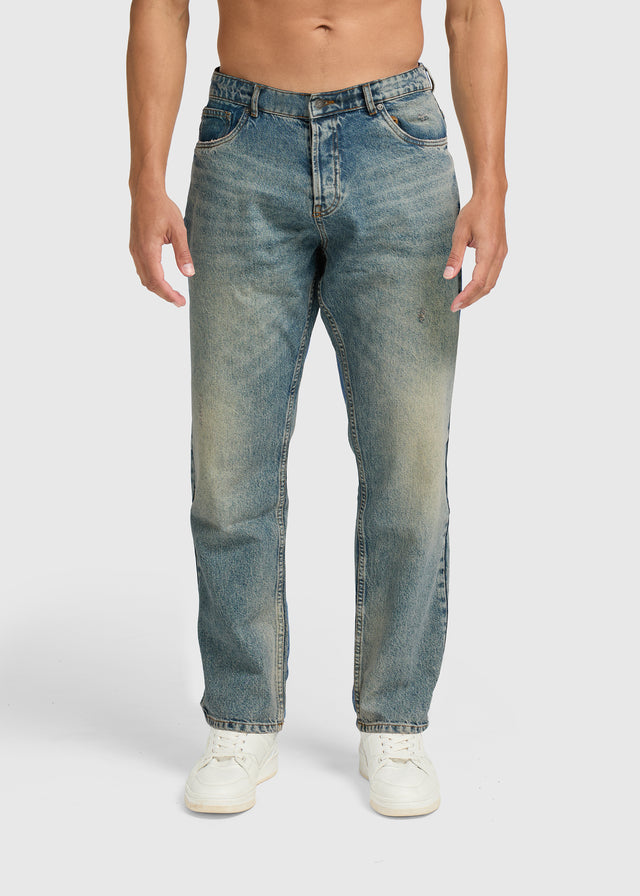 The Premium Straight Jeans - Pepper Blue