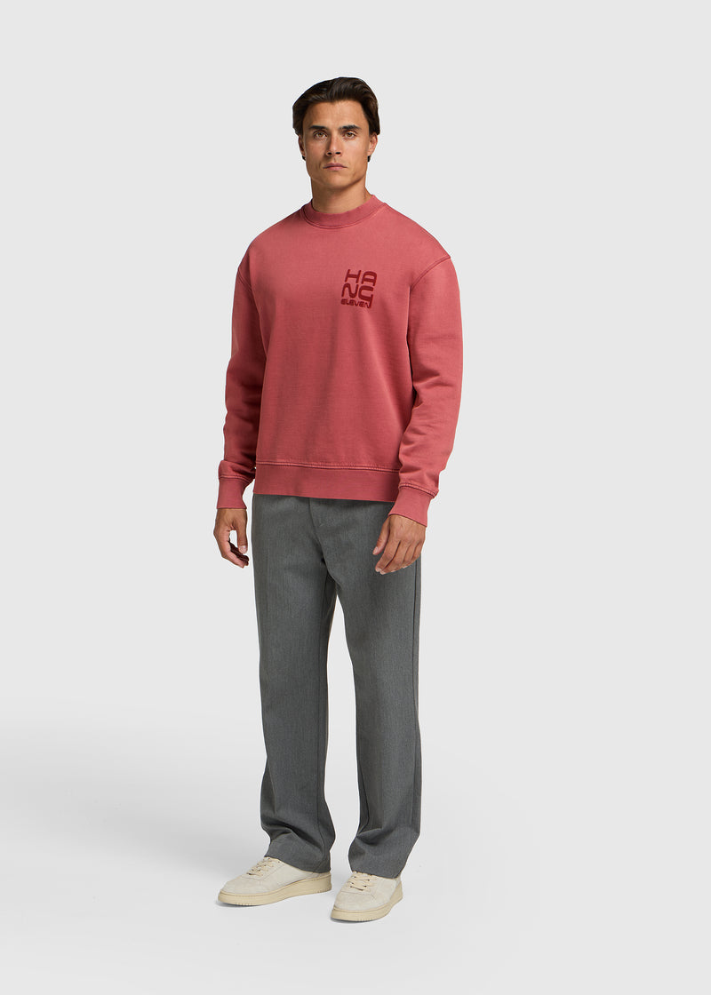 City Crewneck - Red