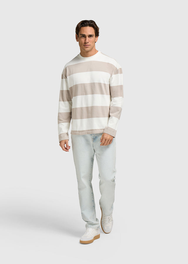 Big Stripe Longsleeve - Dove