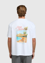 T-Shirt „Beach Side“ – Weiß