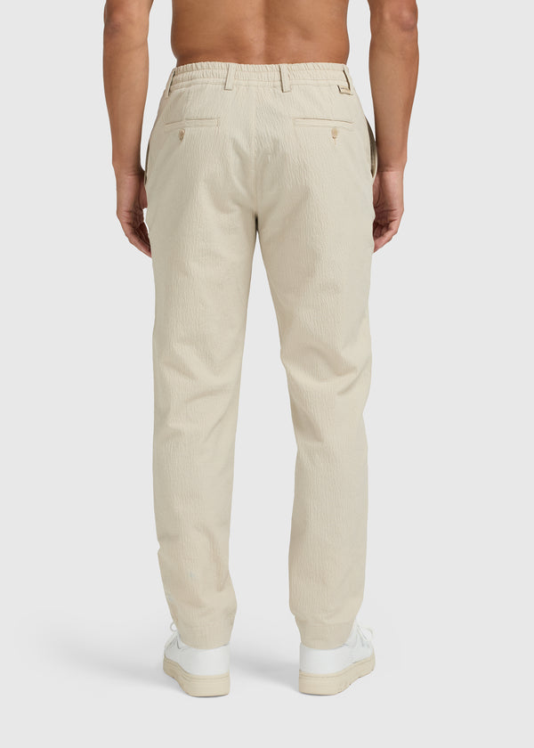 The Seersucker Trouser - Sand