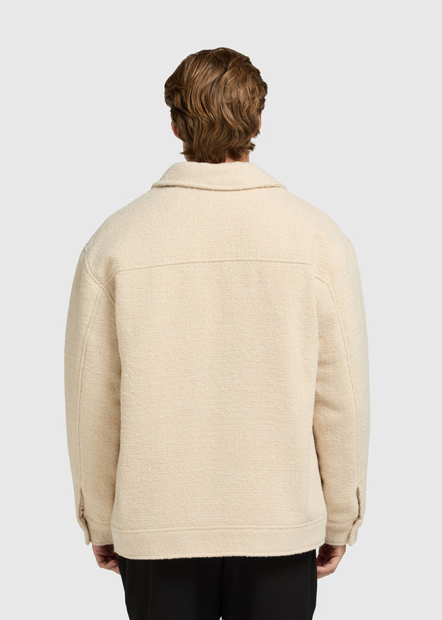 Padded Overshirt - Sand Melange
