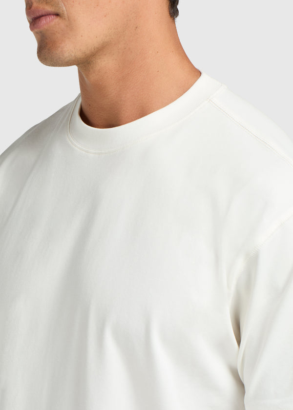 Clean Basic Tee - Cloud dancer