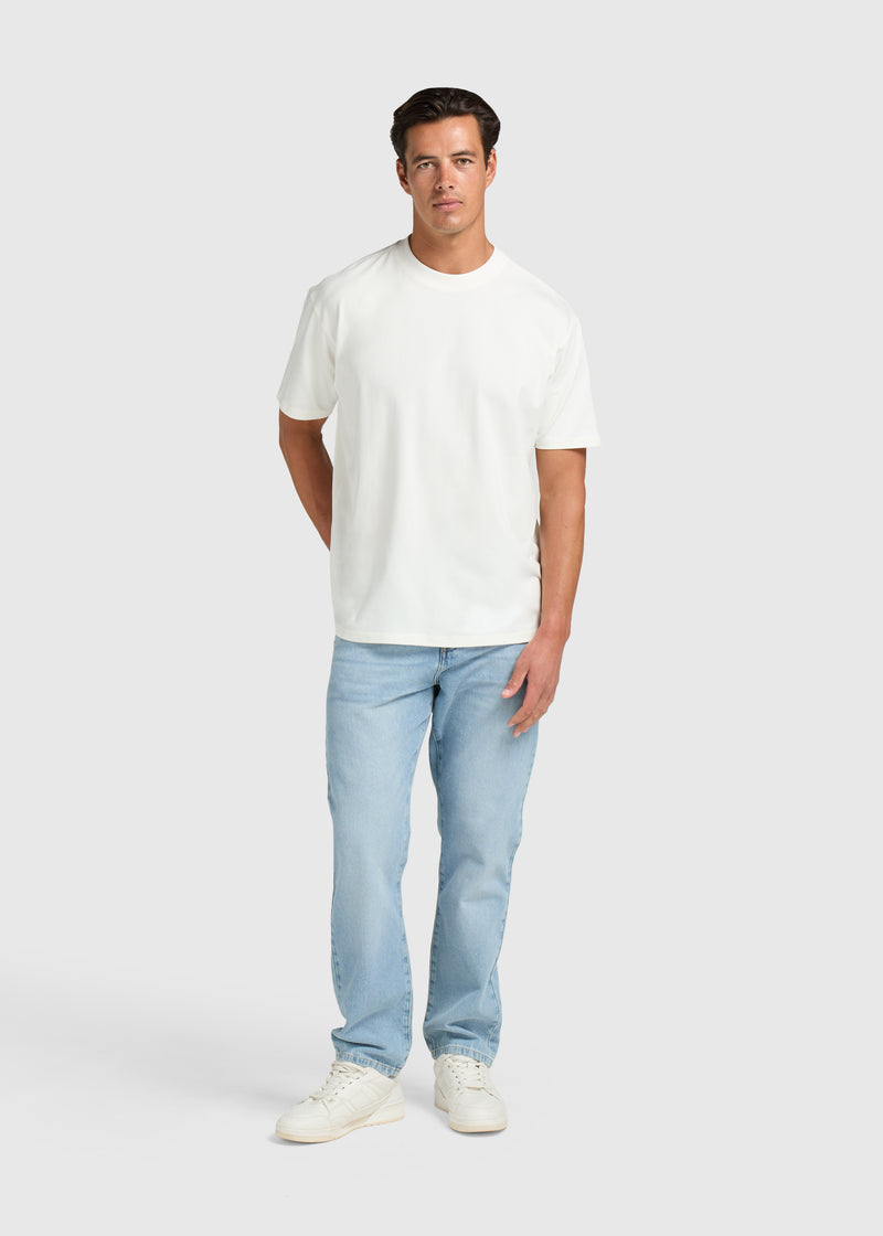 Clean Basic Tee - Cloud dancer