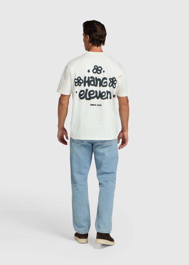 Retro Bloom Tee - Off White