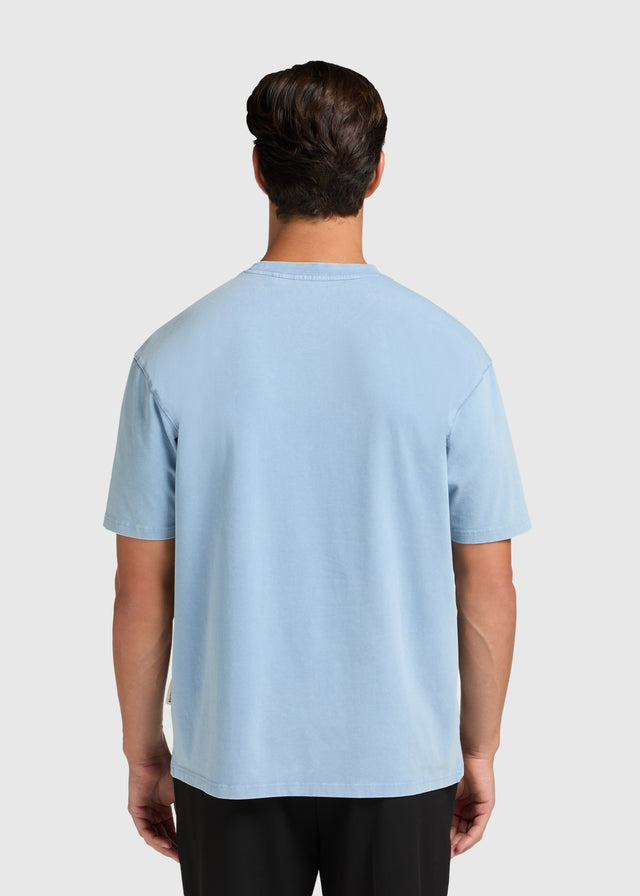 Clean Basic Tee - Washed Light Blue