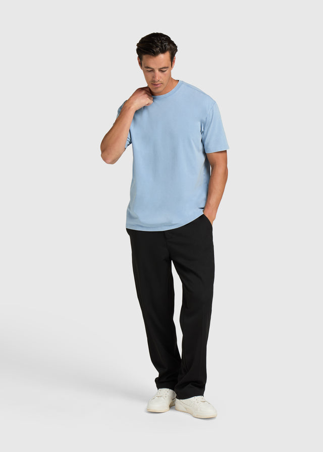 Clean Basic Tee - Washed Light Blue