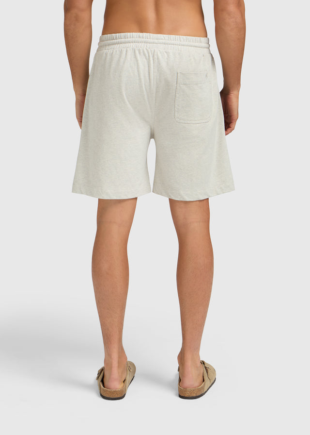 Loungewear-Shorts – Grau Meliert